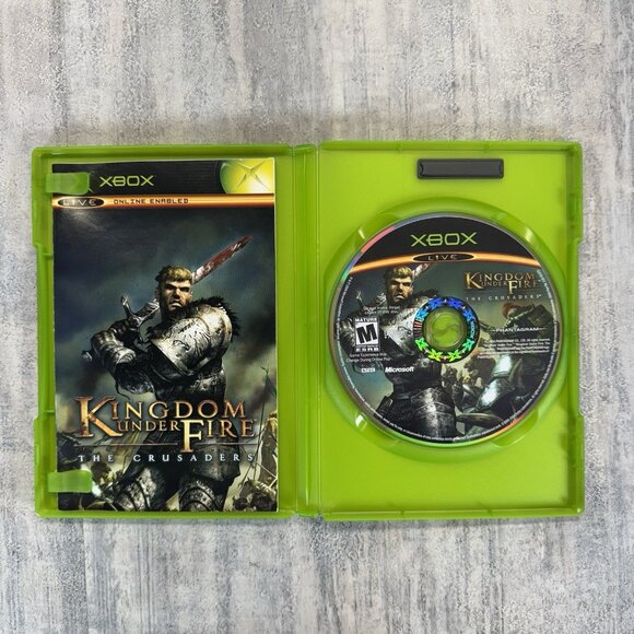 Kingdom Under Fire The Crusaders (Microsoft Xbox, 2004) CIB Tested Working - Picture 3 of 4